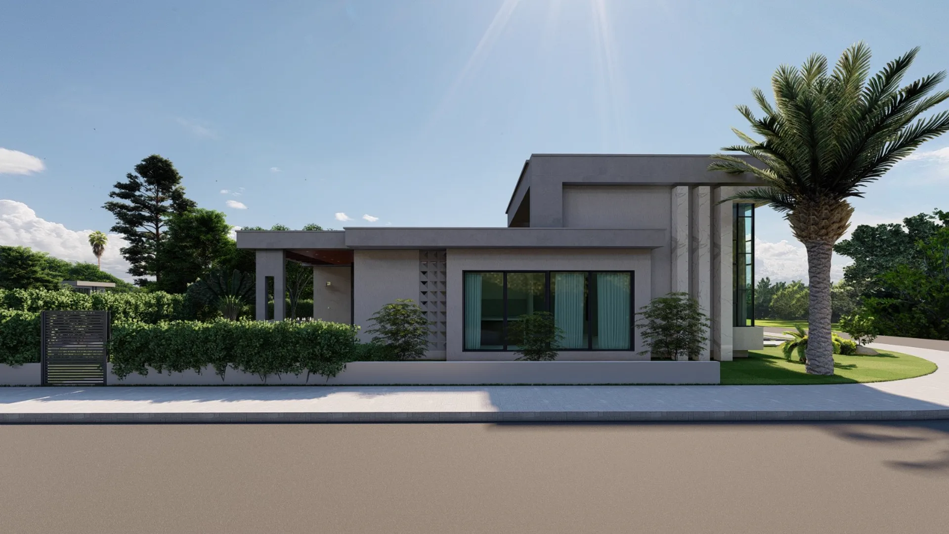 Casa moderna 215 m² com 04 suítes e piscina