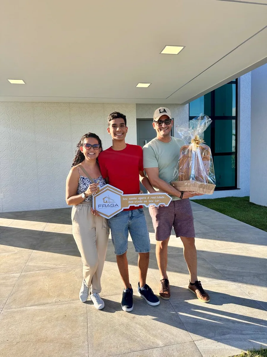 Cássio Melo e Alexandra Melo, clientes Fraga